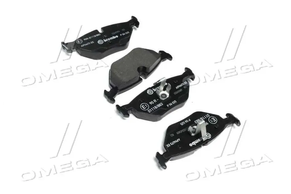 Задние тормозные колодки brembo P06025