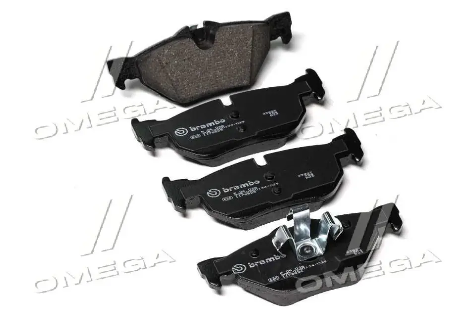 Задние тормозные колодки brembo P06 038
