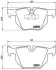 Задние тормозные колодки brembo P06039