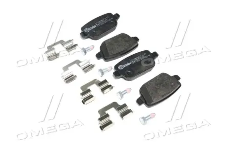 Задние тормозные колодки brembo P24075 Форд Куга 1
