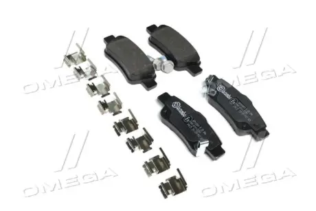 Задні тормозні (гальмівні) колодки brembo P28046 Хонда Срв 3