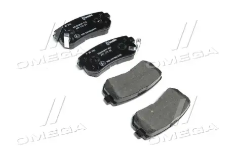 Задние тормозные колодки brembo P30025 Киа Прайд