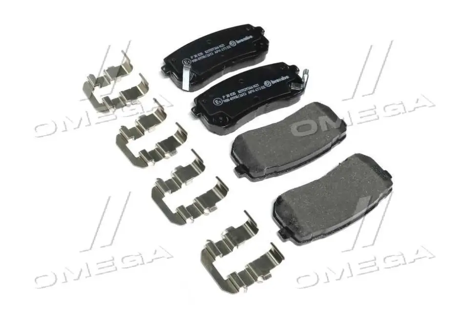 Задние тормозные колодки brembo P30035