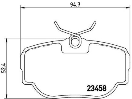 Задние тормозные колодки brembo P44009 на Рендж (ленд) ровер Дискавери 2