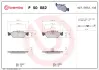Задние тормозные колодки brembo P50 082