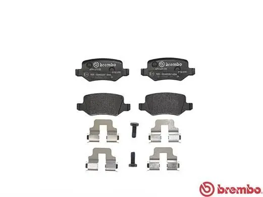 Задні тормозні (гальмівні) колодки Brembo P50090 (фото 1)