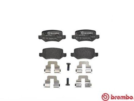 Задние тормозные колодки brembo P50090 на Мерседес W245