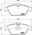 Задние тормозные колодки brembo P50104