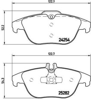 Задние тормозные колодки brembo P50104