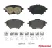 Задние тормозные колодки brembo P61 122