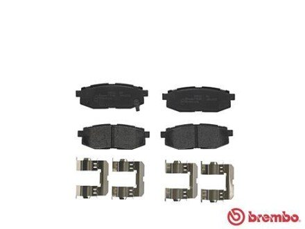Задние тормозные колодки brembo P78018