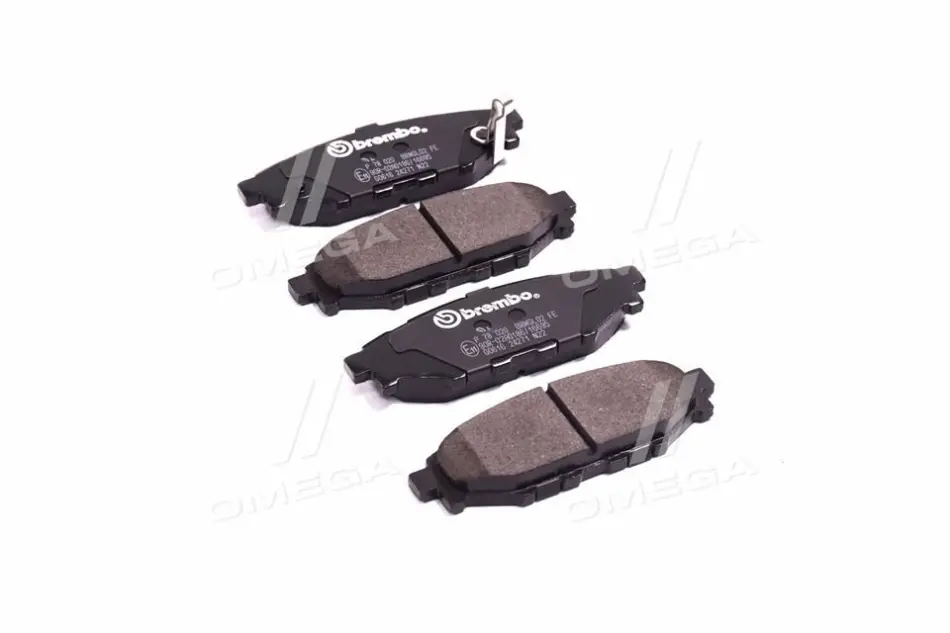 Задние тормозные колодки brembo P78020