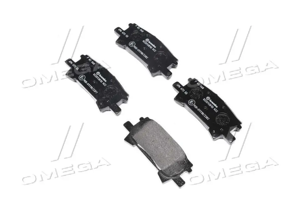 Задні тормозні (гальмівні) колодки Brembo P83068 (фото 1)