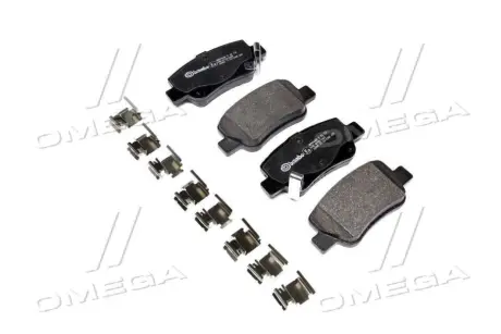 Задние тормозные колодки brembo P83112 Тойота Авенсис т27