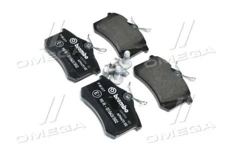 Задние тормозные колодки brembo P85017 Рено Megane