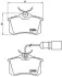 Задние тормозные колодки brembo P85058