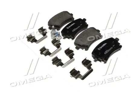 Задние тормозные колодки brembo P85076 Фольксваген Транспортер т5