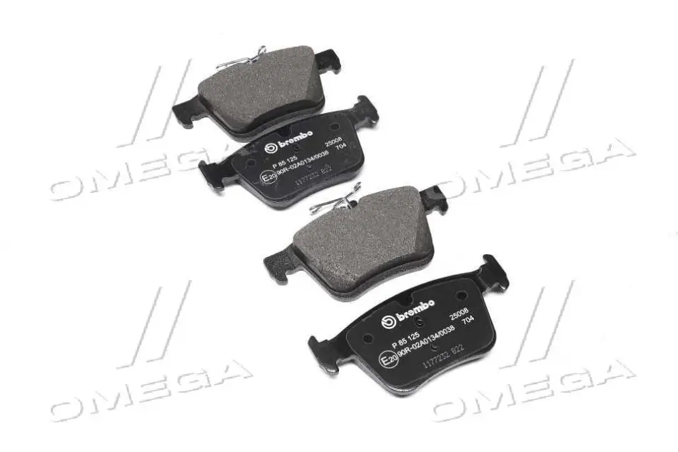 Задні тормозні (гальмівні) колодки Brembo P85125 (фото 1)