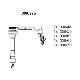 Комплект проводів MITSUBISHI Galant ""2,5 ""96-03 bremi ""300775" на Митсубиси Галант 6