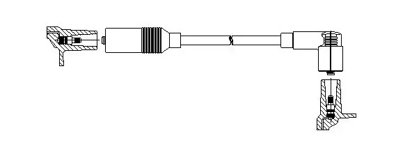 Провід високовольтний AUDI 10/80/A6 ""86-97 bremi 11540