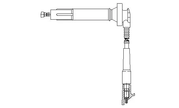 Провід високовольтний SUBARU Forester/Impreza/Legacy/Outback ""2,0-2,5(3-цил) ""98-05 компл 3А00/162 bremi ""3A59E45"