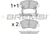 Передні тормозні (гальмівні) колодки Bremsi BP3529 (фото 1)