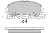 Передние тормозные колодки bremsi BP3793