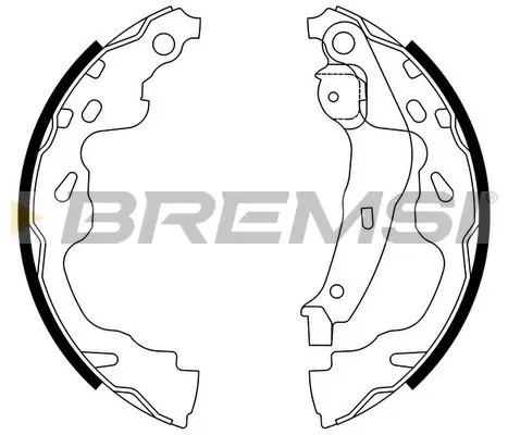 Гальмівні колодки зад. YARIS 1.0-1.5 99-05 (BOSCH) bremsi GF0961