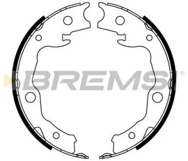 Гальмівні колодки зад. Leaf/Tiida/Pulsar/Sentra/Juke/Cube/Qashqai/X-Trail/RAV 4/Koleos 07- bremsi GF0976