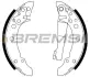 Колодки ручного (стоячого) тормоза bremsi GF0016