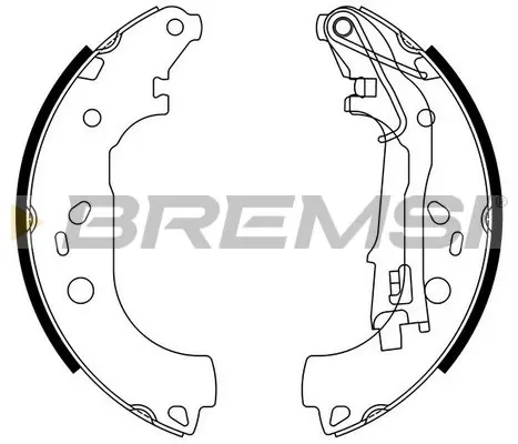 Колодки ручного (стоячого) гальма Bremsi GF0161 (фото 1)