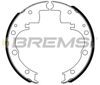 Колодки ручного (стоячого) гальма bremsi GF0166 Форд Transit