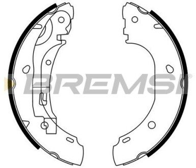 Колодки ручного (стоячого) гальма bremsi GF0186