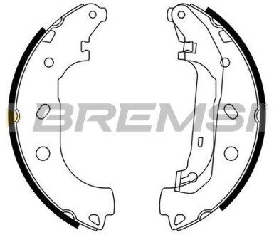 Колодки ручного (стоячого) гальма bremsi GF0244