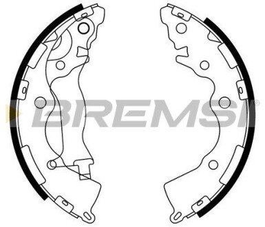 Колодки ручного (стоячого) гальма bremsi GF0749