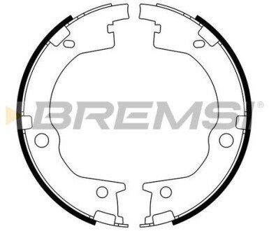 Колодки ручного (стоячого) гальма bremsi GF0803