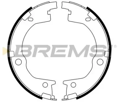 Колодки ручного (стоячого) тормоза bremsi GF0803