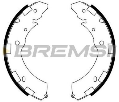 Колодки ручного (стоячого) тормоза bremsi GF0833