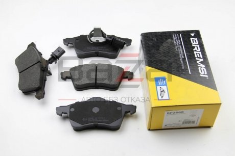 Передние тормозные колодки bremsi BP2868