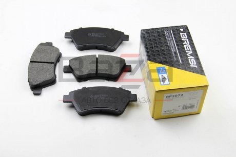 Передні тормозні (гальмівні) колодки bremsi BP3072