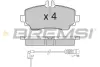 Передние тормозные колодки bremsi BP2763