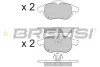 Передние тормозные колодки bremsi BP3014