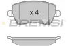 Передние тормозные колодки bremsi BP3026