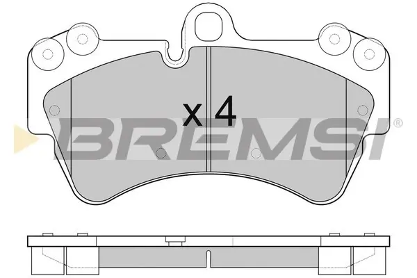 Передние тормозные колодки bremsi BP3099