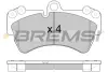 Передние тормозные колодки bremsi BP3099