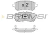 Передні тормозні (гальмівні) колодки Bremsi BP3316 (фото 1)