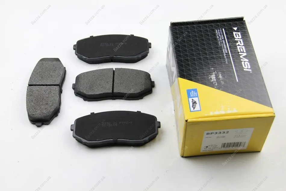 Передні тормозні (гальмівні) колодки Bremsi BP3332 (фото 1)