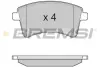 Передні тормозні (гальмівні) колодки Bremsi BP3367 (фото 1)