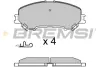 Передні тормозні (гальмівні) колодки Bremsi BP3629 (фото 1)