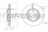 Передний тормозной диск bremsi CD7728V